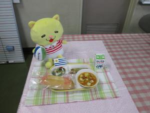 本日の給食の写真