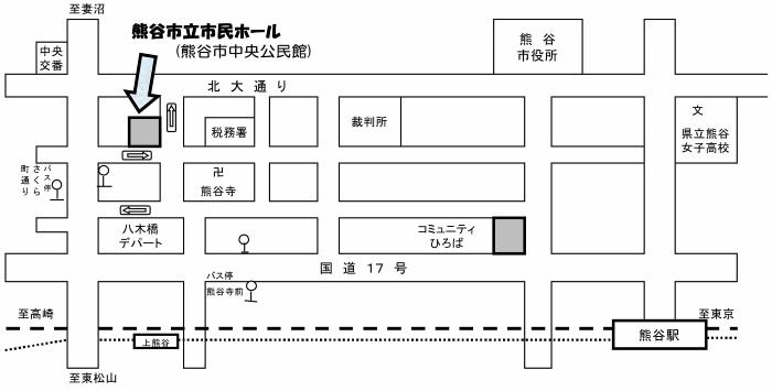 中央公民館案内図