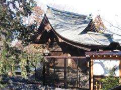 赤城久伊豆神社本殿の外観