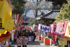 文殊寺の大縁日の様子