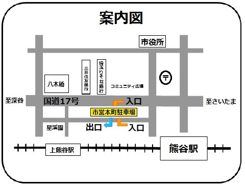 出入り口の案内図